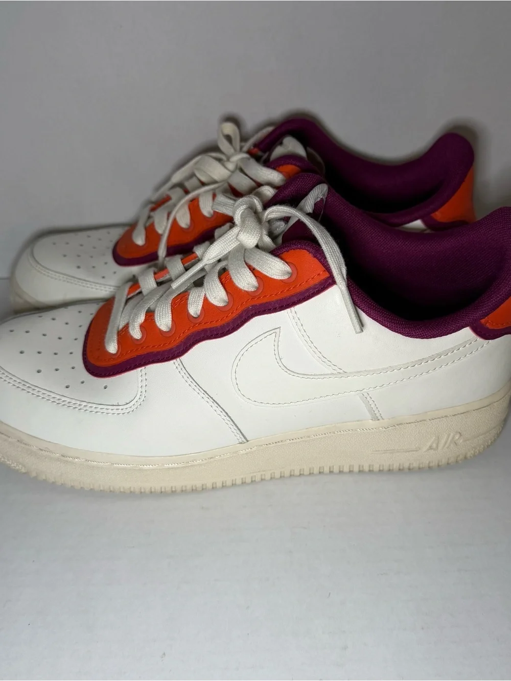 Nike Air Force 1 Orange Berry Sneakers Men’s Size 9.5